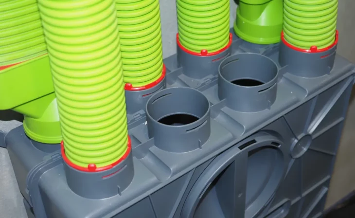 Caisson d'une VMC double flux