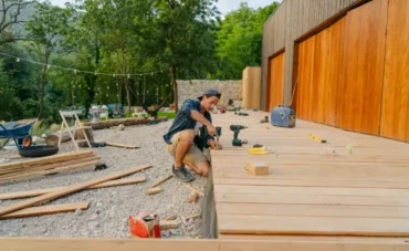 Construction d'une terrasse