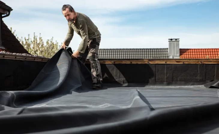 Étanchéité EPDM sur un toit terrasse