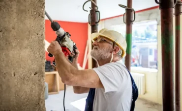Ouverture d'un mur porteur dans une maison en rénovation