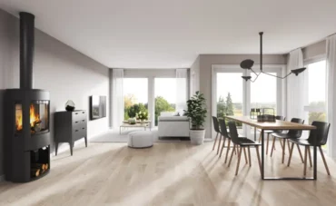 Parquet neuf dans un salon moderne
