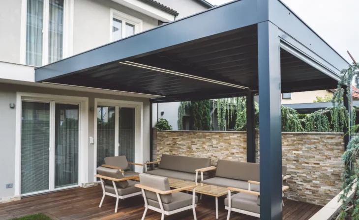 Une pergola moderne et réglable