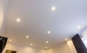 Plafond tendu en polyester mat