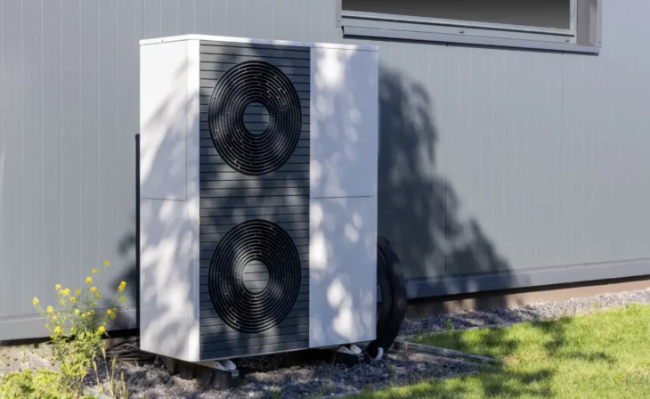 Pompe à chaleur air-eau double pour une haute puissance