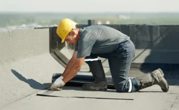 Réalisation d'une étanchéité de toit terrasse