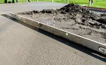 Réalisation traditionnelle d'une dalle en béton